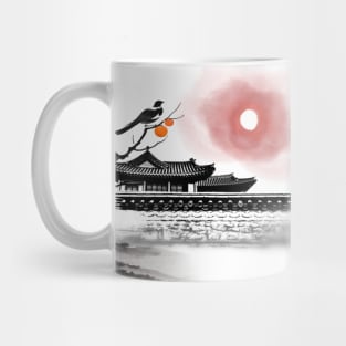 Korean painting, beautiful ink painting Mug